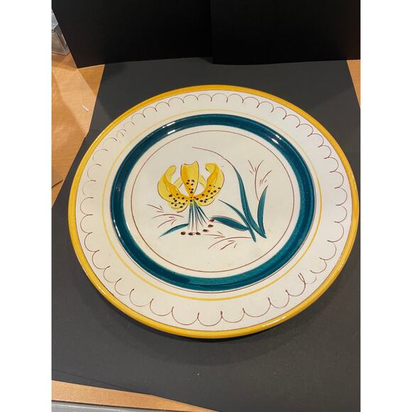 Stangl Pottery Yellow Floral Plate - Picture 1 of 2